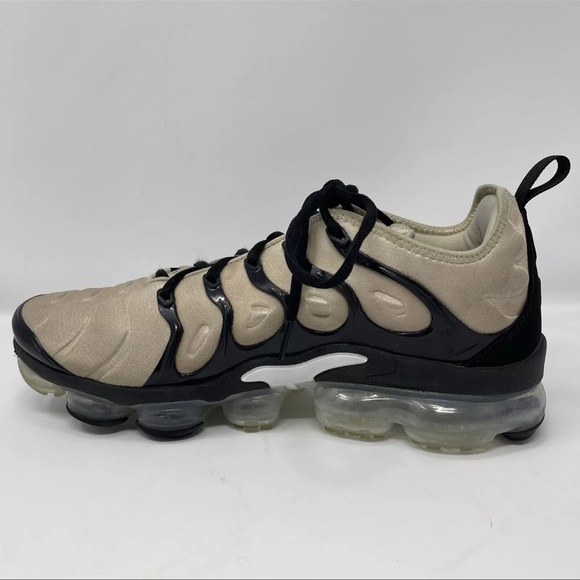Nike Air Vapormax Plus Men’s Size 10.5 Rattan White Khaki Brown Black DX3720-200 - Picture 7 of 14